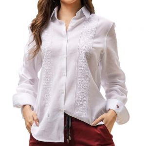 CAMISA MANGAS LARGAS  AO POI - DAMA