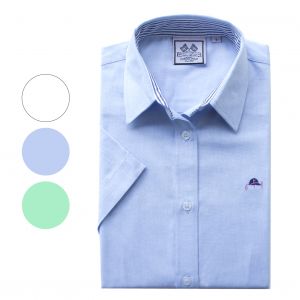 CAMISA OXFORD MANGA CORTA DAMA
