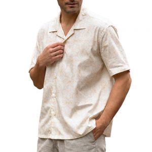 Camisa con estampado mangas cortas - Caballero