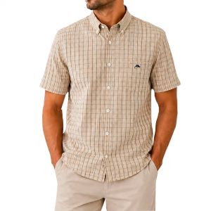 CAMISA MANGAS CORTAS A CUADRO