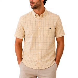 CAMISA MANGAS CORTAS A CUADROS