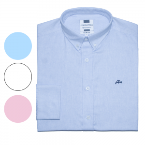 Camisa Slim fit Oxford mangas largas - Caballero