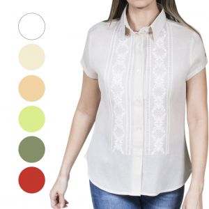 Camisa Manga Corta Ao Poi - DAMA