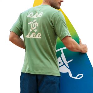 T-SHIRT MANGAS CORTAS CABALLERO CON IMPRESION  - CORONA POLO SURF