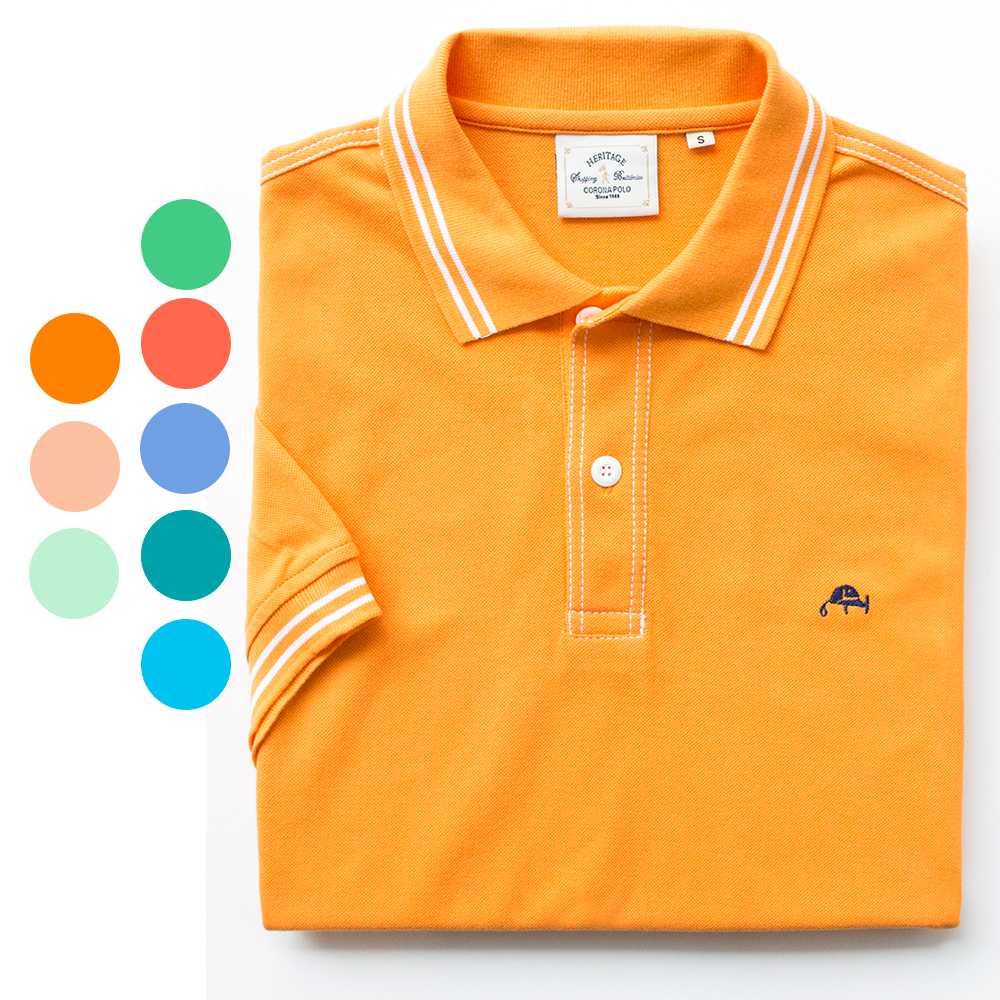 Remera polo con cuello sales